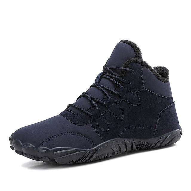 Mareep Man Solid Color Drawstring Warm Cotton Boots Fleecing Intensification Snow Boots Beautiful Gift Shoes Clearance