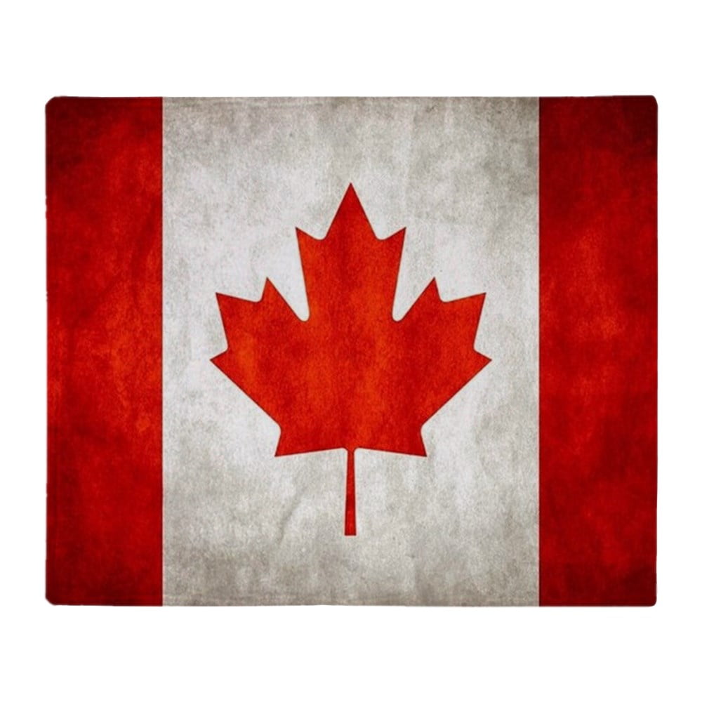 CafePress Vintage Canadian Flag Throw Blanket Soft Fleece Throw