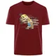 thumbnail image 5 of Camiseta de verano retro con letras simples para hombre, 100 % algodón, cómoda, transpirable, informal, a la moda, ropa de calle para exteriores para hombre, 5 of 5