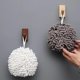 thumbnail image 3 of toallas de mano de chenilla con bola de pelo para baño con cordón para colgar., 3 of 6