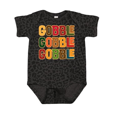 

Inktastic Thanksgiving Funny Gobble Gift Baby Boy or Baby Girl Bodysuit