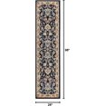 thumbnail image 2 of Rugs.com Yasmin Collection Rug – 8 Ft Runner Navy Blue Medium Rug Perfect for Hallways, Entryways, 2 of 5