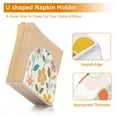 thumbnail image 5 of Yayeee Napkin Holder for Table Set of 2 Kitchen Paper Tissue Organization, Orange Retro Flower, 5 of 8