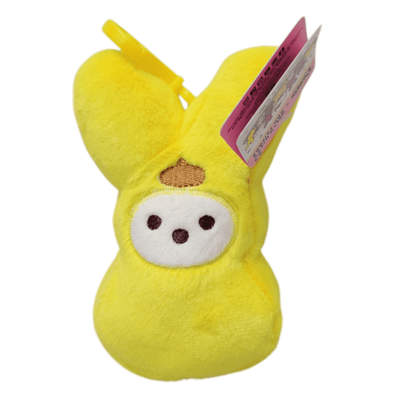 Peeps x Hello Kitty Yellow Hellow Kitty Plush Bunny Backpack Clip 5 inch