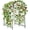 7 Horizontal Pipe, variant on Panapinka 7.5FT Extra Tall Garden Arch Trellis, Polyethylene-Coated Stainless Steel Plant Support for Climbing Flowers, Vegetables and Vines, Heavy Duty Arbor for Garden or Wedding
