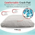 thumbnail image 2 of Crash Pad - Sensory Pad with Cover Foam Blocks for Kids and Adults, Ideal Gymnastics Equipment to Jump, Play or Relax - Light Gray 48" X 48", 2 of 6
