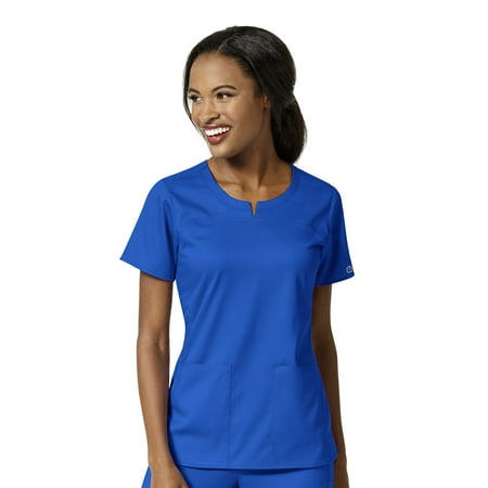 

WonderWink WonderWink PRO 6419-Women s 4 Pocket Notch Neck Scrub Top