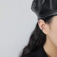 thumbnail image 6 of Minimalist Ear Cuff Clip On Earrings Sterling Silver Fashion Small Huggie Hoops Cartilage Wrap Earring Non Piercing for Women Hypoallergenic, 6 of 6