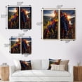 thumbnail image 4 of Designart "Vivid Scenes in the Vineyard II" Vineyard Wall Art Set Of 2 - Multi-Color Landscapes Gallery Set For Office Decor, 4 of 7