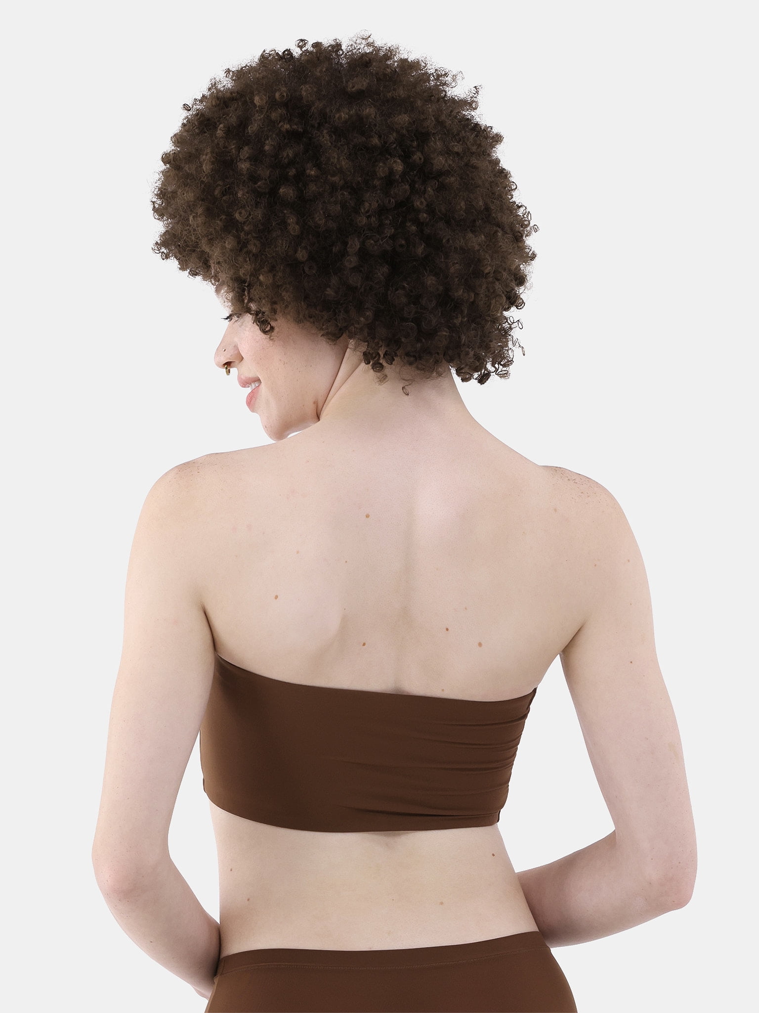 No Boundaries Women's Fit Stretch Bandeau Bra, Sizes XS-3XL