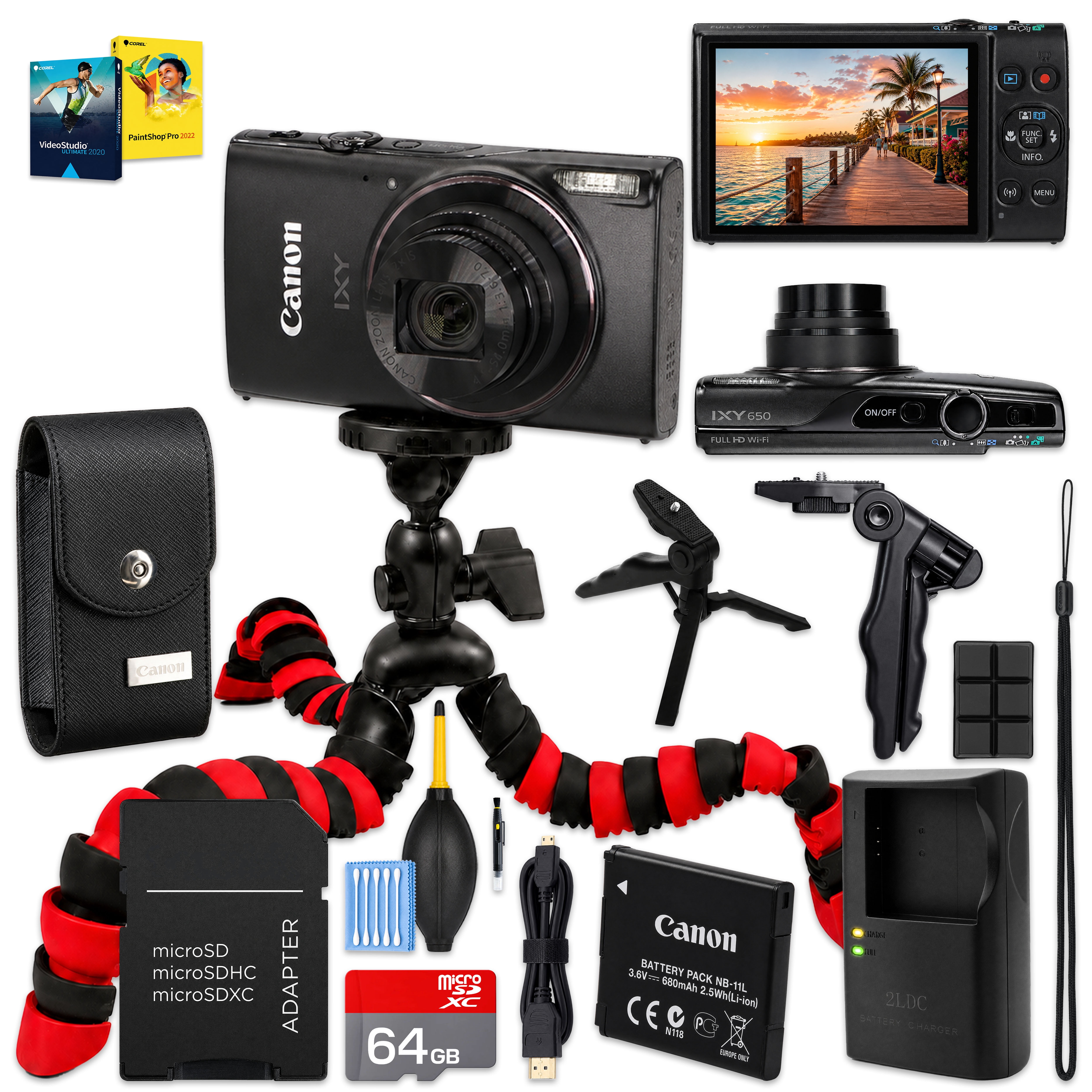 Canon PowerShot SX420 IS Digital Camera, Black, 42x Optical Zoom