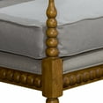 thumbnail image 6 of Accent Chair, Mid Century Modern Fabric Club Chair with Spindle Frames, Tufted Fabric Single Chair for Living Room, Bedroom, Home Furnishings Spindle Accent Chair, Dining Chair,  E, 6 of 7