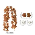 thumbnail image 3 of Floleo Clearance Fall Garland Maple Leaf Clearance, 5.7Ft Hanging Vine Garland Artificial Autumn Foliage Garland Thanksgiving Decor for Home Wedding Fireplace Party Christmas (Send Hook), 3 of 6