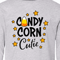thumbnail image 4 of Inktastic Candy Corn Cutie with Stars Long Sleeve Youth T-Shirt, 4 of 5