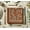 Brown, variant on Vargottam Designer Cotton Twill Napkins - Set of 12, 20-Inch, Block Pattern, Durable & Absorbent Cloth Napkins for Dining, Parties, and Home Decor - Machine Washable