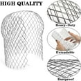 thumbnail image 2 of 8 Pack Gutter Guards,6.7X3.5In Adjustable Aluminum Leaf Filter Strainer,Heavy Duty Filters,Durable Downspouts Gutter Guard for Home, 2 of 6
