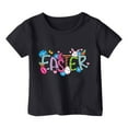 thumbnail image 2 of Piuwrlz Kid Short Sleeve Sweatshirt Girls T-Shirts Black Size 12 Years, 2 of 4