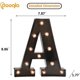 thumbnail image 4 of Light Up LED Letter Marquee Sign - Alphabet Marquee Letters with Lights for Wedding Birthday Party Christmas Night Light, 4 of 5