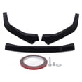 thumbnail image 2 of Front Lip Splitter, 3 Pcs Front Bumper Lip Body Kit Crash Protection Aerodynamic Glossy Black Easy Install  for  STI VB 2022 Onwards, 2 of 7