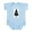 Sky Blue, variant on CafePress - Oregon Douglas Fir Infant Bodysuit - Baby Light Bodysuit, Size Newborn - 24 Months