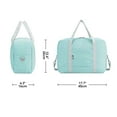 thumbnail image 7 of Lightweight Foldable Duffel Bags for Spirit Airlines Personal Item Bag 18x14x8 Underseat Carry on Waterproof Travel Tote Handbag with Shoulder Strap, 7 of 7