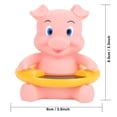 thumbnail image 3 of Tebru PC + Resin Baby Time Thermometer, Baby Bath Water Thermometer, Bath Tub For Baby, 3 of 8