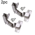 thumbnail image 2 of Lefu 2pcs Corner Kitchen Cabinet Door Hinges Combination 135degree Plate Screws Set, 2 of 8