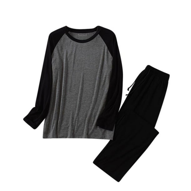 Conjunto de pantalón y blusa de manga larga con patchwork para hombre y mujer