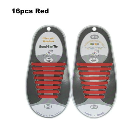 

OWSOO Waterproof Elastic Silicone Tieless Shoestring for Athletic Running Multicolor for Sneaker Boots Board Casual Shoes