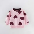 thumbnail image 2 of Likimi Toddler Kids Girls Tops Crew Neck Long Sleeve Print T Shirt Casual Comfortable Soft Spring Fall Tops Size 3-4 Years Pink, 2 of 8