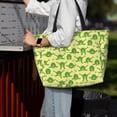 thumbnail image 6 of Large Beach Bags Water-resistant Sandproof - Funny Frogs Cute Beach Tote Bags for Women with Zipper, 6 of 6