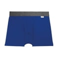 thumbnail image 4 of Bóxer Zaga para Hombre, Largo Double Brush 3 Piezas Azul Talla G, 4 of 4