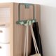 thumbnail image 4 of Naiovety Gancho trasero para puerta Hogar Dormitorio Sala de estar Colgando Toalla Abrigo Percha Perforadora Organizador libre Soporte Almacenamiento y organización del hogar Verde, 4 of 6