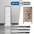 thumbnail image 6 of STANI 4 Drawers Vertical File Cabinets - 17.8" Deep Lockable Filing Cabinet - Metal Storage Cabinets for Home Office to Hanging Files Letter/Legal/F4/A4 Size, 6 of 8
