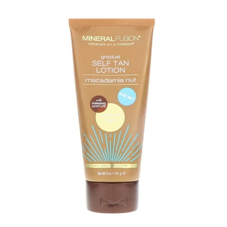 Mineral Fusion  Gradual Self Tan Lotion  Medium Dark  Macadamia Nut   5 oz  141