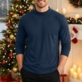 thumbnail image 3 of LWITHSZG Mock Neck T Shirts for Men Long Sleeve Slim Fitted Turtleneck Tops Soft Stretch Casual Base Layer Tee Shirt Mens Undershirts Size XXL, 3 of 6