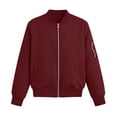 thumbnail image 5 of AloohaidyvioNo Boundaries Womens Zip Up Jackets Lightweight Long Sleeve Casual Loose Fall Jacket with Pockets, 5 of 6