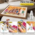 thumbnail image 3 of LANBEIDE Jigsaw Puzzle Glue Clear Water-Quick Dry with Applicator 2 pack 240ML, 3 of 8