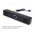 thumbnail image 3 of Wired Desktop Soundbar, 3.5mm  HiFi USB Computer Speakers Volume Knob  for Tablet, 3 of 8