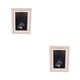 thumbnail image 4 of Sidaley Marco de fotos de Banda elástica Color sólido Rectangular Reemplazo montado en la pared Marcos de pintura de galería Rosa Rosa 20.3x15.2 cm 2piezas, 4 of 6