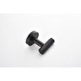 thumbnail image 3 of 3 Piece Bathroom Hardware Set with Towel Bar and Toilet Paper Holder, Wall Mounted Bathroom Accessories Kit for Bathroom, Black Finish, 3 of 11