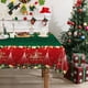 thumbnail image 5 of Juego de platos de papel navideño | Suministros desechables para vajilla de fiesta | 16 platos 16 tazas 20 pañuelos 1 mantel | Rojo Multicolor Festivo | Decoración navideña | Tamaños de 9 pulgadas y, 5 of 6