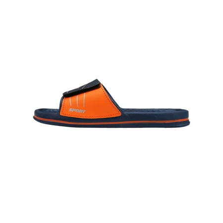 

Eloshman Boy Quick Dry Open Toe Slippers Pool Durable Non Slip On Slides
