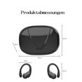thumbnail image 2 of Auriculares Bluetooth 5.3, llamada ENC HD, auriculares internos inalámbricos con ganchos para la oreja, graves profundos, ajuste cómodo, auriculares deportivos impermeables IPX5, 2 of 5