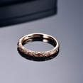 thumbnail image 6 of HeartsAndYou 1.5ct Natural Ruby & Diamond Wedding Band Stylish Stackable 14k SOLID Rose Gold, 6 of 9