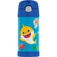 thumbnail image 2 of Thermos Stainless Steel Funtainer Water Bottle with Straw, Baby Shark, 12 Fluid Ounces, 2 of 9