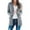 Gray, variant on SMihono Single Breasted Women Tops Solid Knit Sweater Cardigan Loose Slouchy V Neck Casual Wrap Chunky Loose Pocket Ladies Fashion Short Coat Female Outerwear Gray M