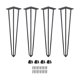 thumbnail image 2 of Patas para muebles de 4 piezas con protectores de suelo y tornillos de montaje, patas de armario de fácil instalación de acero al carbono para sofá, m Teniendo 400kg 40cm BLESIY sofá piernas pies, 2 of 8