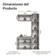 thumbnail image 3 of Mueble de Baño Completo para Almacenaje Madesa Nice 120cm C, 3 of 5