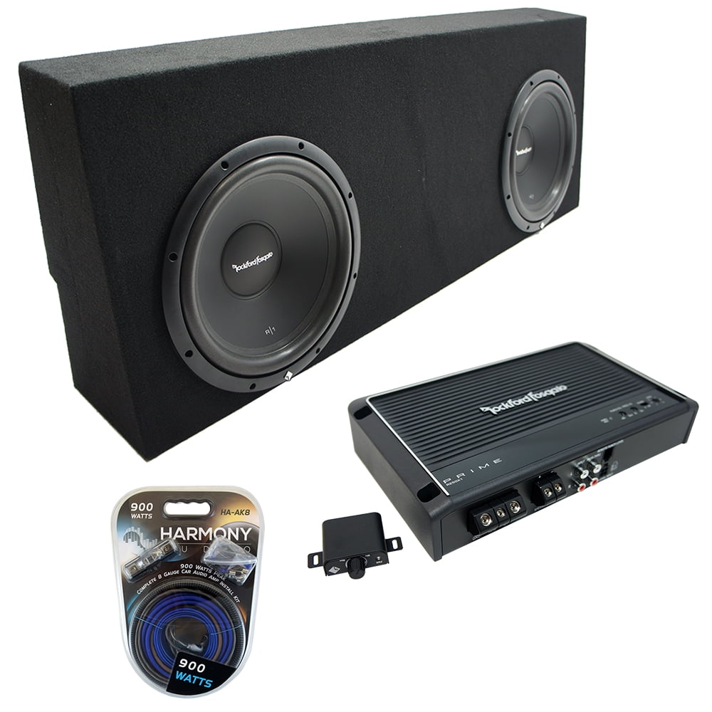 07-13 Toyota Tundra Crew Max Rockford R1S410 Dual 10" Custom Sub Box